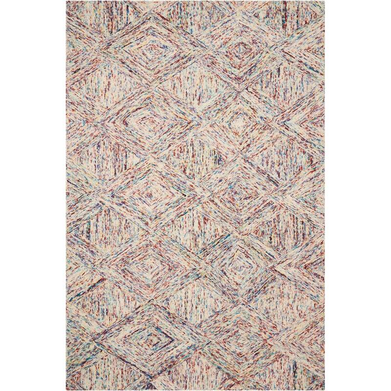Cikoy Power Loomed Geometric Modern Soft Area Rug By HomeRoots - 69' X '45' X '0.5