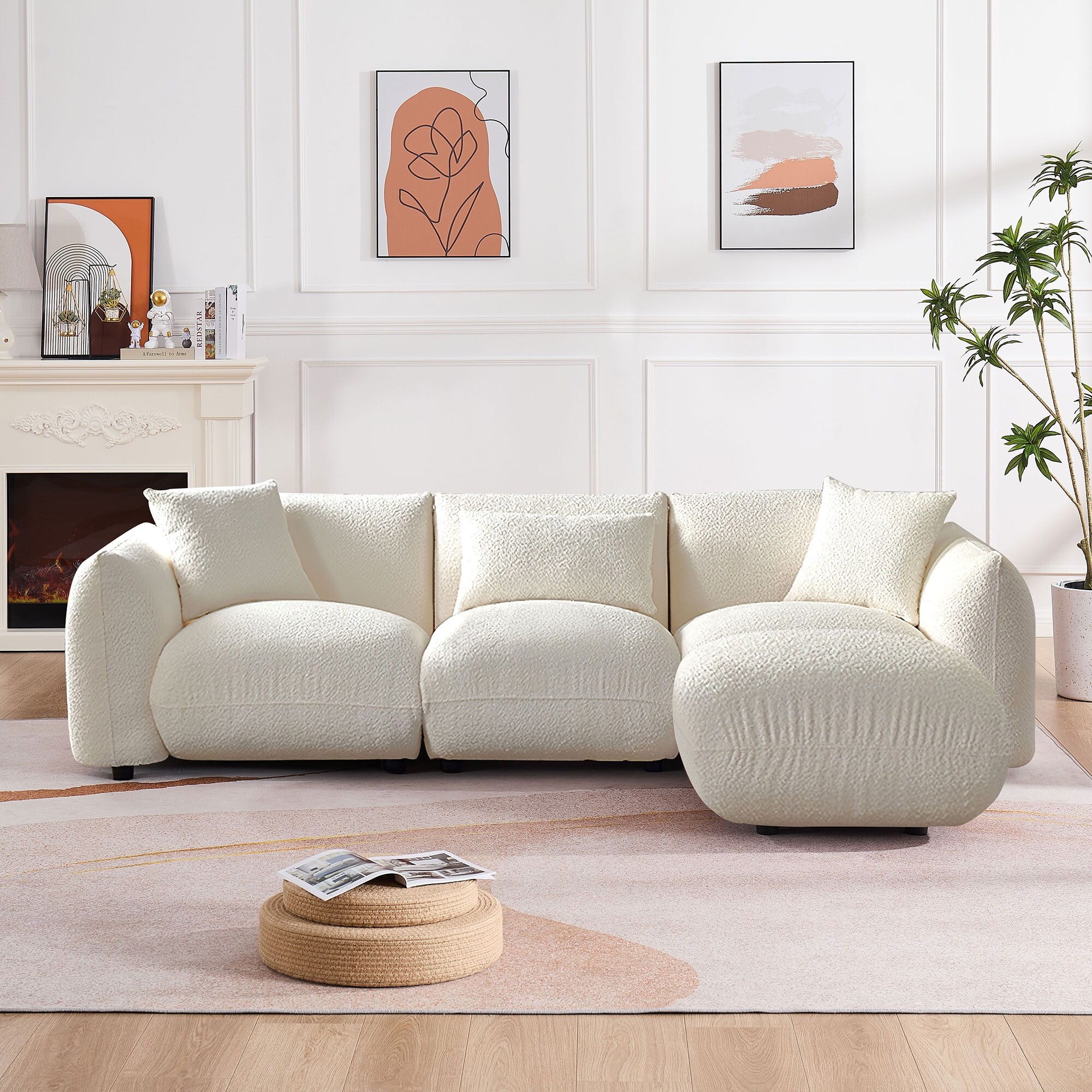 weiße blumentöpfe groß Blumentopf Outdoor mit Rillen 28-49cm Kunststoff Creme Weiß 3er Set Schirmständer aus transparentem Kunststoff,
