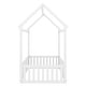 preview thumbnail 3 of 3, Twin Size Wood House Bed with Fence and Door