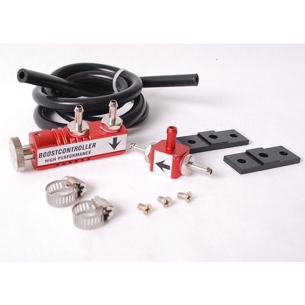BLUE 30 PSI UNIVERSAL DUAL STAGE ADJUSTABLE MANUAL GAUGE TURBO BOOST CONTROLLER