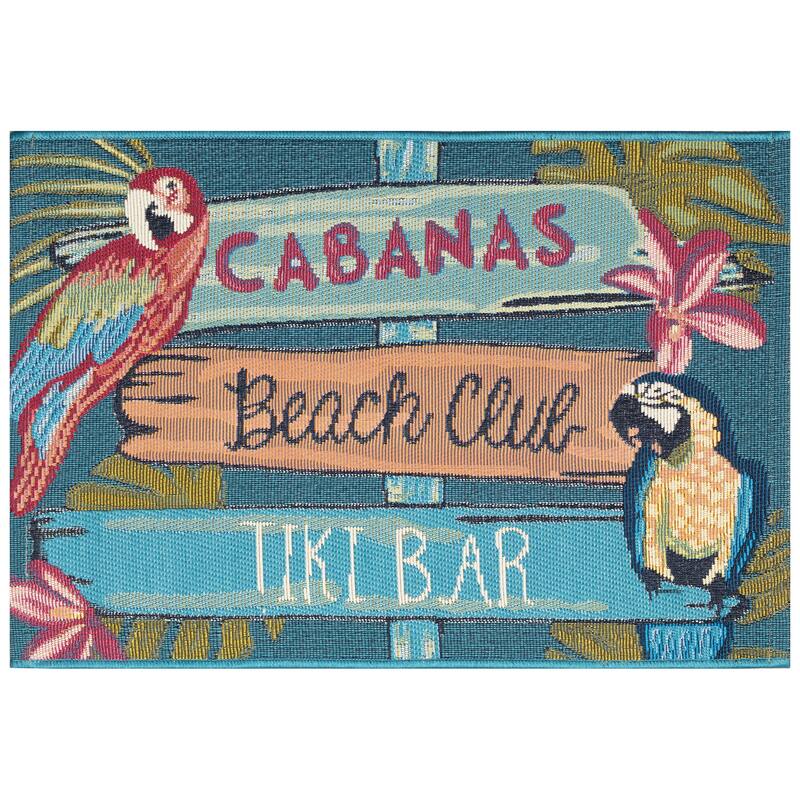 Liora Manne Esencia Summer Signs Indoor/Outdoor Mat