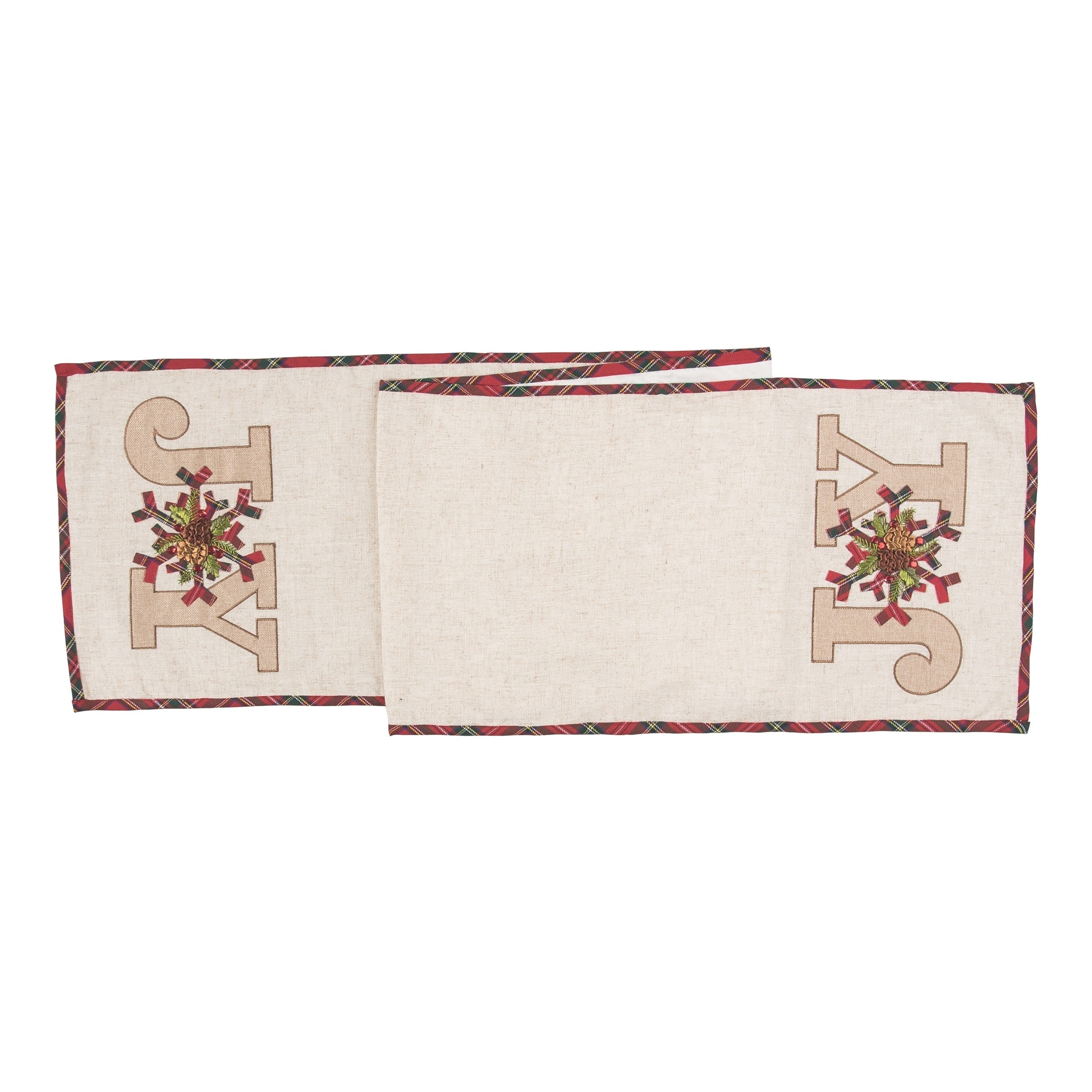 14" x 72" Joy Embroidered Table Runner - 14" x 72"
