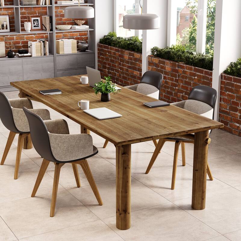 5 ft Conference Table, Solid Wood Meeting Seminar Table Office Desk