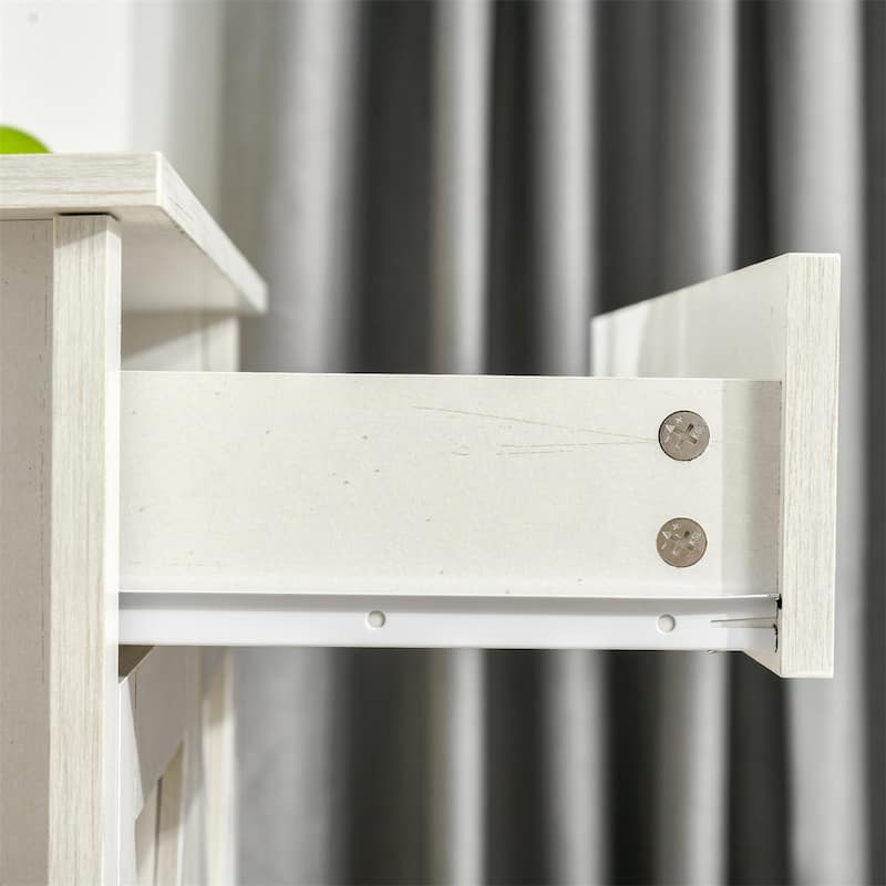 Barn Door Style Sideboard Buffet Cabinet, 32" Accent cabinet