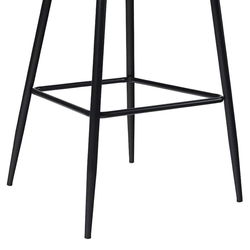 Middlebrook Designs Contemporary Curved-Back Fabric Barstools (Set of 2)