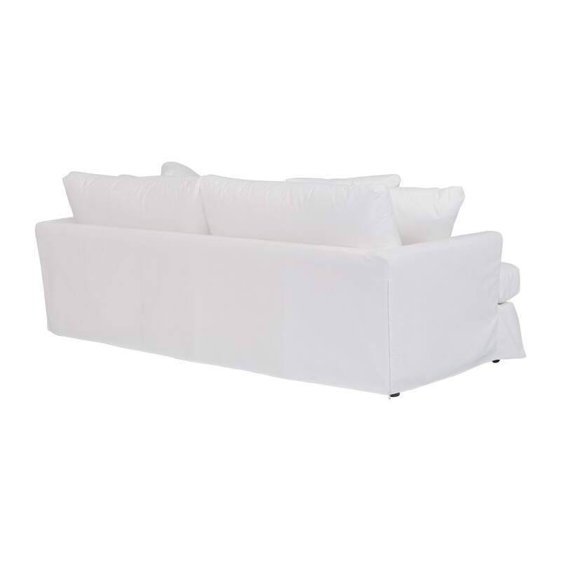 Ciara 93" Modern Upholstered Slipcovered Cloud Sofa Couch