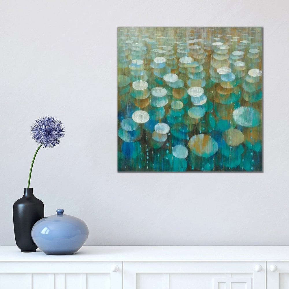 iCanvas "Rain Drops" by Danhui Nai Canvas Print