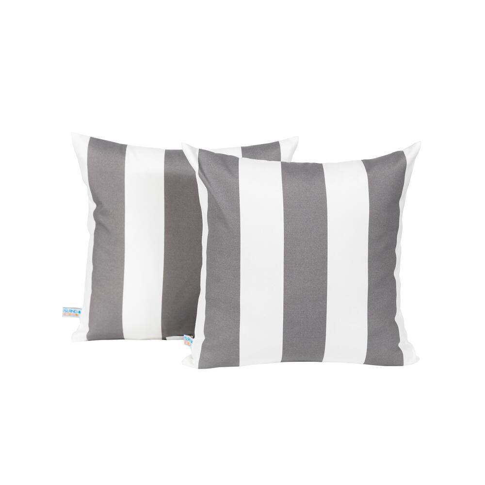 Island Retreat All-Weather Outdoor Throw Pillows (Set of 2)