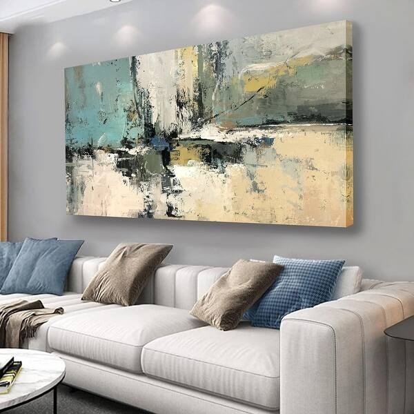 Abstract Canvas Wall Art Colorful Wall Decor Modern Minimalist Artwork ...