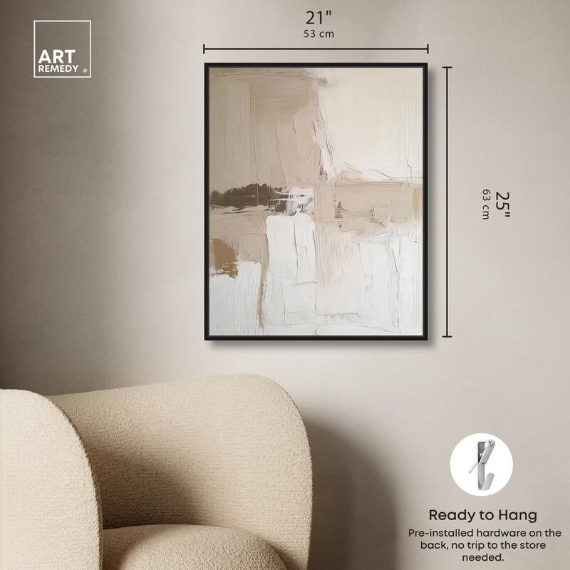 Subtle Earth Tones I Canvas by Art Remedy