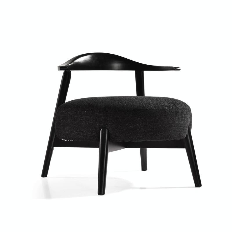 Modern Accent Chair - Natural Birch, All-Day Comfort