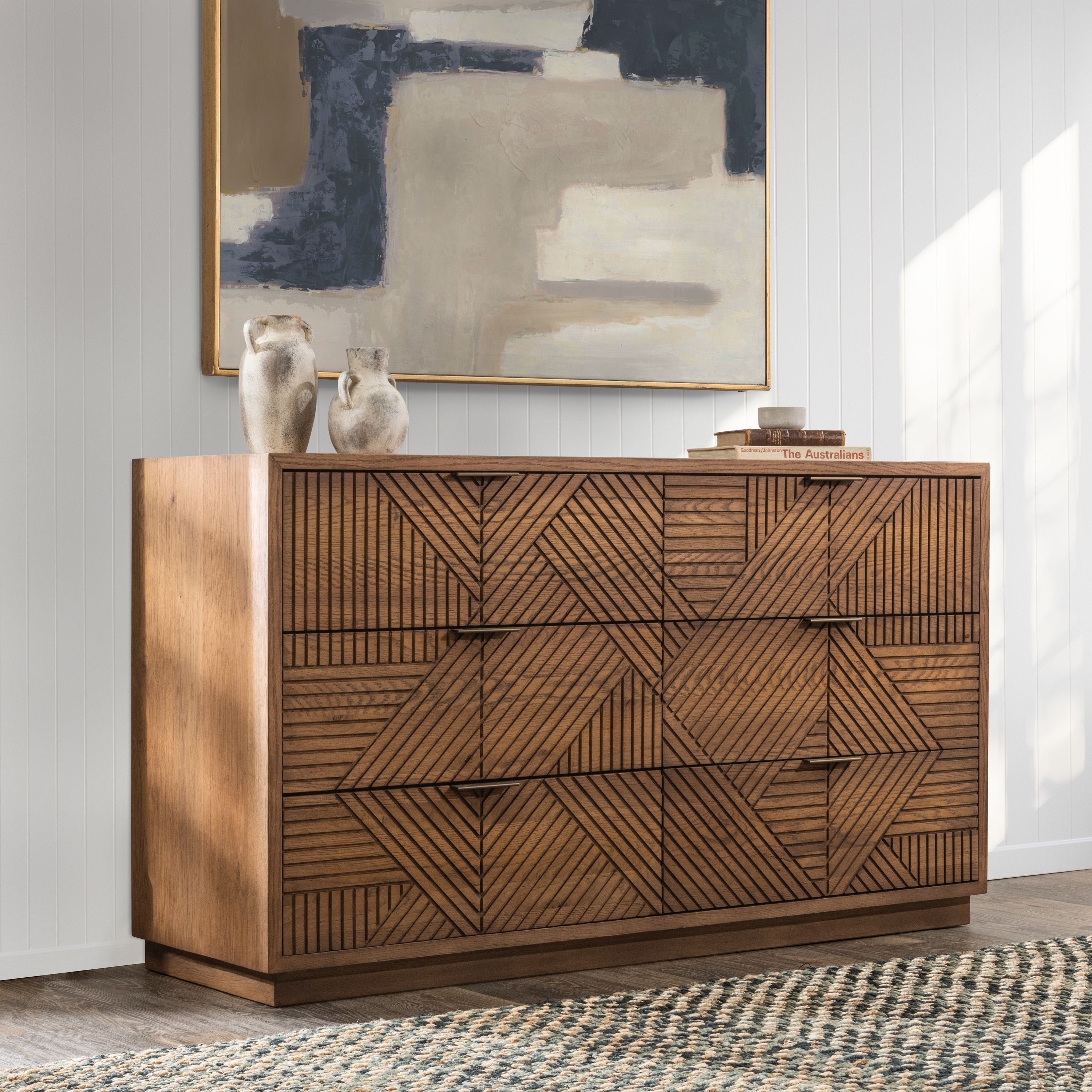 Santa Clara 6-drawer Wood Dresser Classic Home Color: Toasted Brown