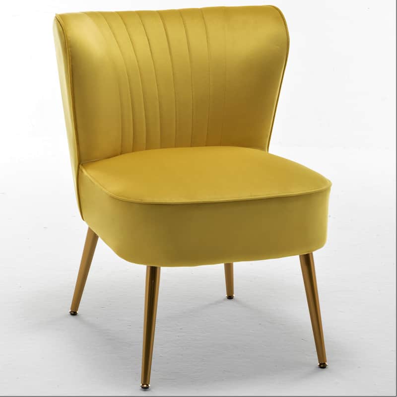 Sauter 23.2" Wide Mid-Century Modern Microfiber Accent Chair