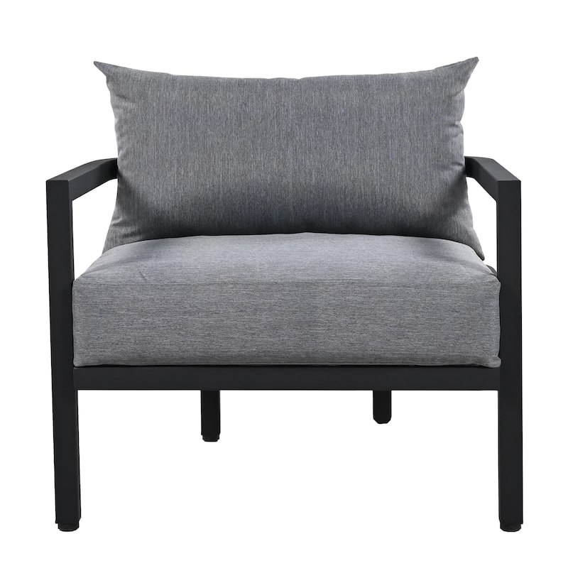 Multi-person Outdoor Steel Sofa Set, Waterproof, Anti-rust and Anti-uv, Suitable for Gardens and Lawns