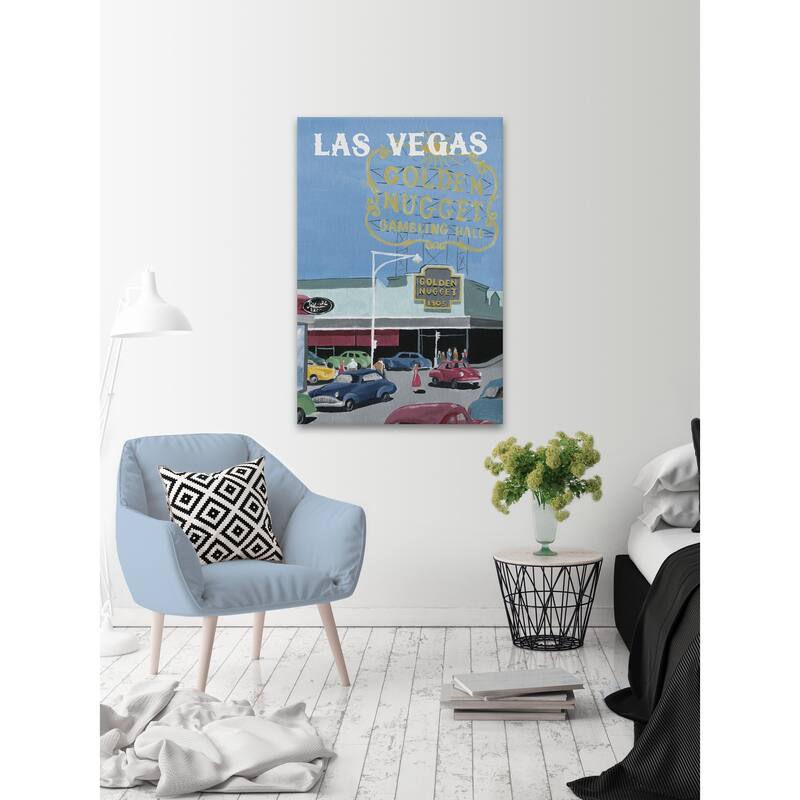 'Classic Vegas' Painting Print on Wrapped Canvas