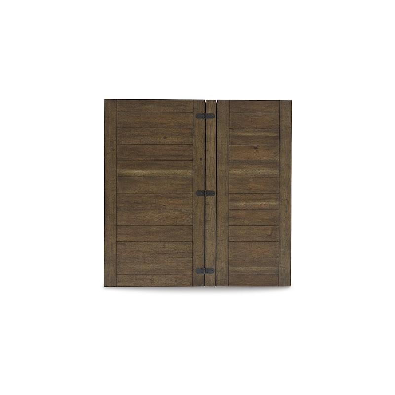 Signature Design by Ashley Moriville Brown Lift Top Cocktail Table - 36"W x 36"D x 18"H