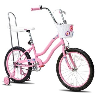 20 inch girls bike with training wheels deals