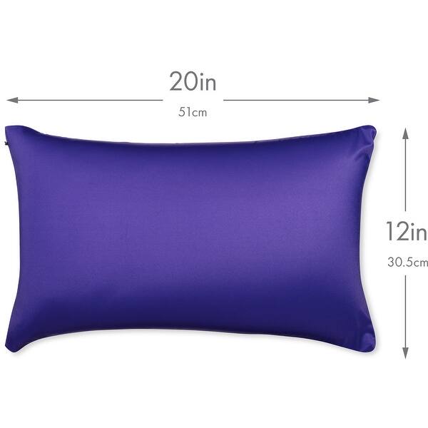 Throw Pillow Cozy Soft Microbead Dark Lavendar 1 Pc Bed Bath
