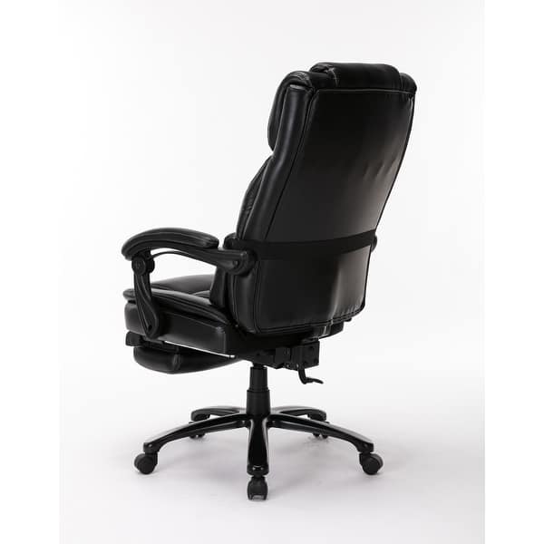 Shop Reclining Office Chair With Adjustable Lumbar Support And Locking System Overstock 32060680