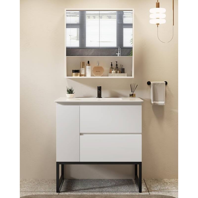 32''Bathroom Vanity with Single Sink