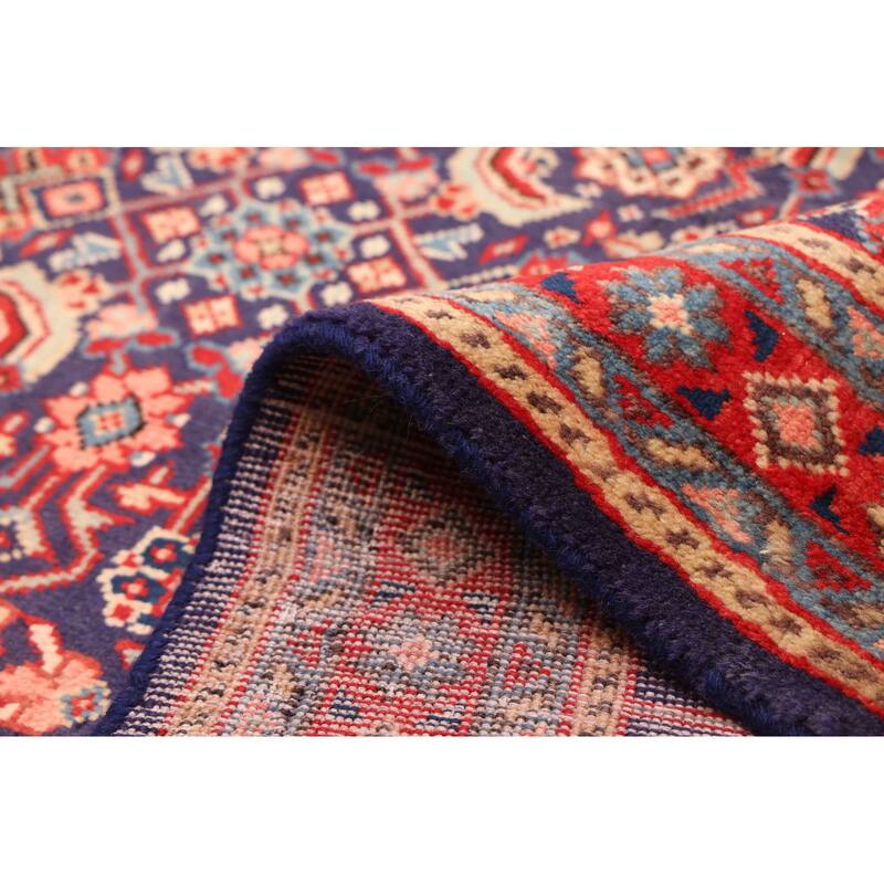 ECARPETGALLERY Hand-knotted Andelz Navy Wool Rug - 3'11 x 10'5