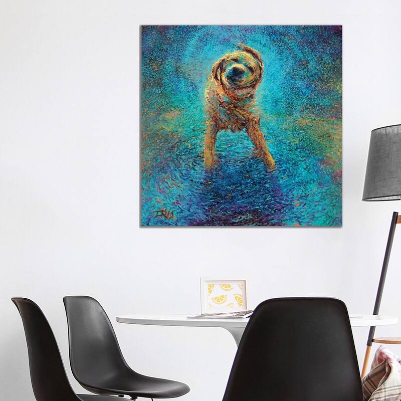 iCanvas "Shakin' Off The Blues" by Iris Scott Canvas Print - 37x37x1.5
