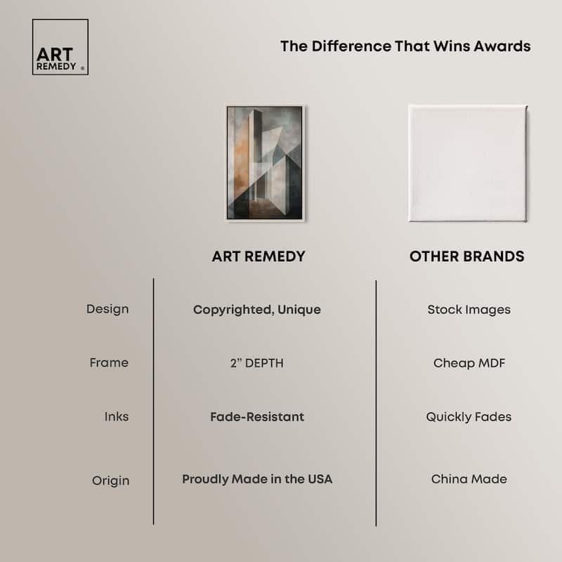 Spatial Geometry Canvas by Art Remedy