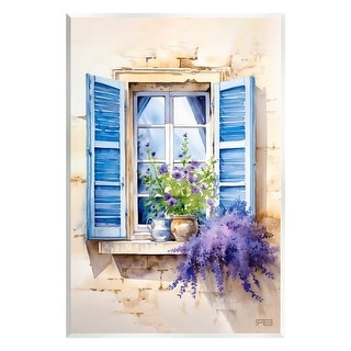 Stupell Cottage Windowsill Bouquet Wall Plaque Art Design By RB - Bed ...
