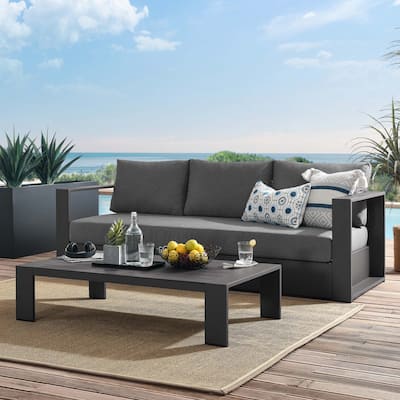 Tahoe Outdoor Patio Powder-Coated Aluminum 2-Piece Set