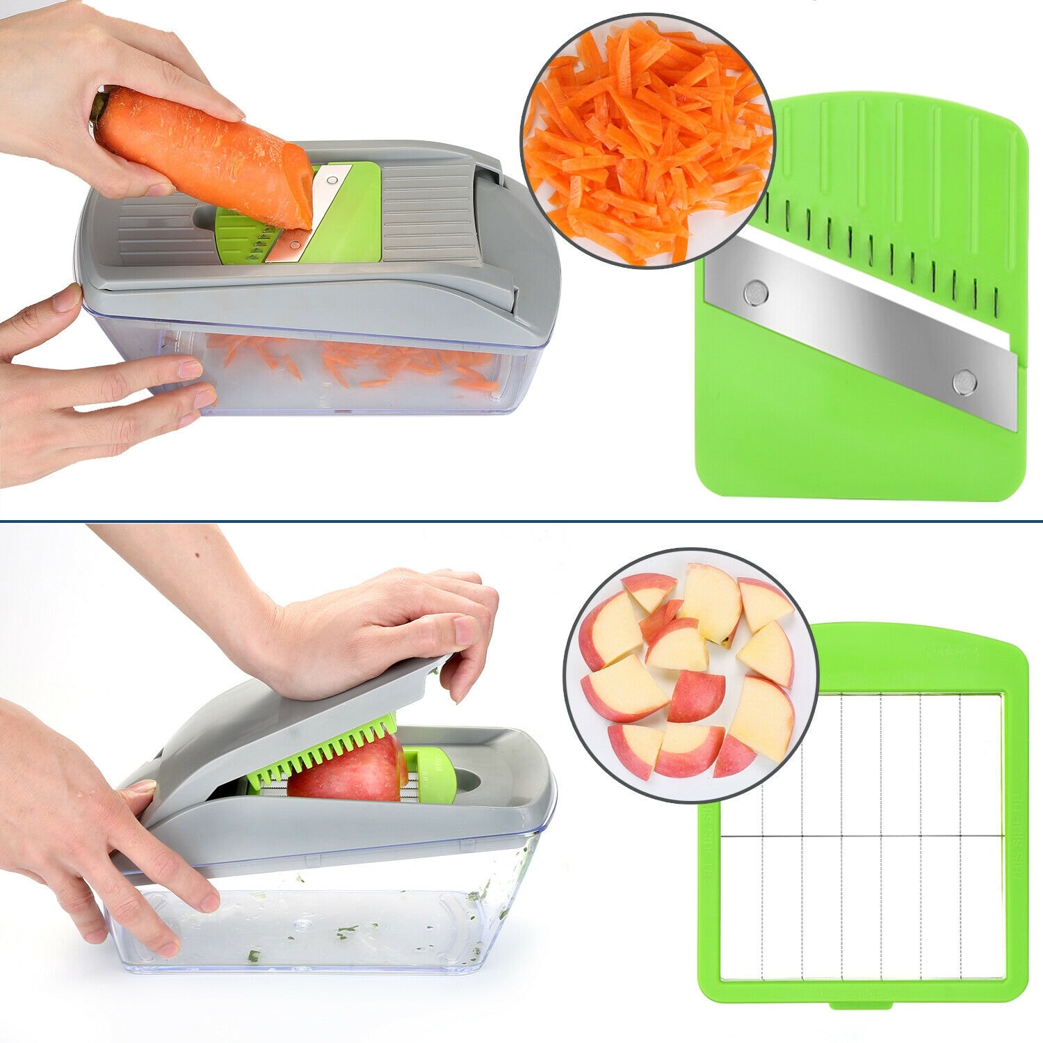 Home Kitchen Plastic Vegetable Fruit Onion Chopper Cutter Dicer Clear -  Clear,Red - 8.5 x 3.1(D*H) - Bed Bath & Beyond - 28784572