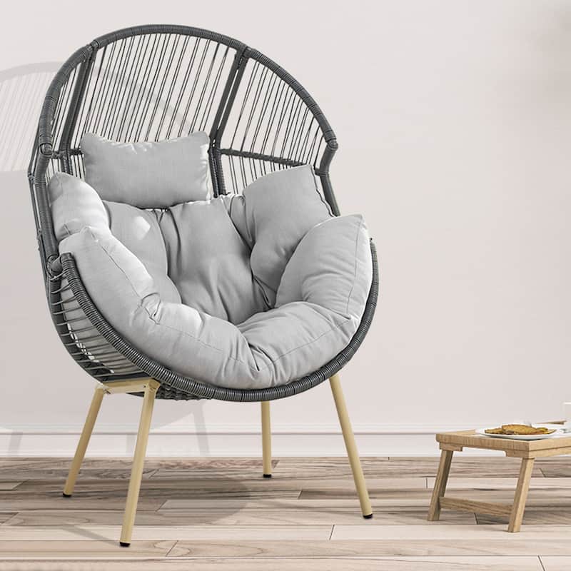 Pocassy Outdoor Egg Chair Garden Funiture