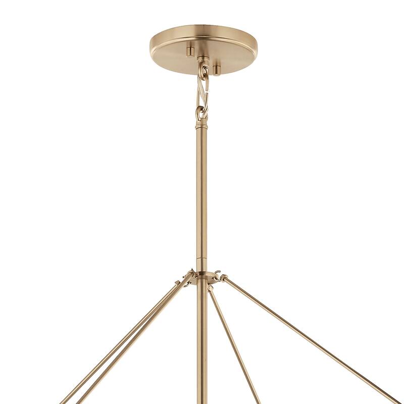Kichler 52629 Eisley 8 Light 35" Wide Taper Candle Pendant