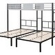 preview thumbnail 7 of 18, Triple Bunk Bed with Vent Board, Noise-Free Wood Slats