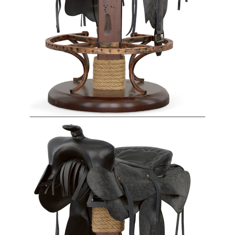 New Saddle Counter Stool