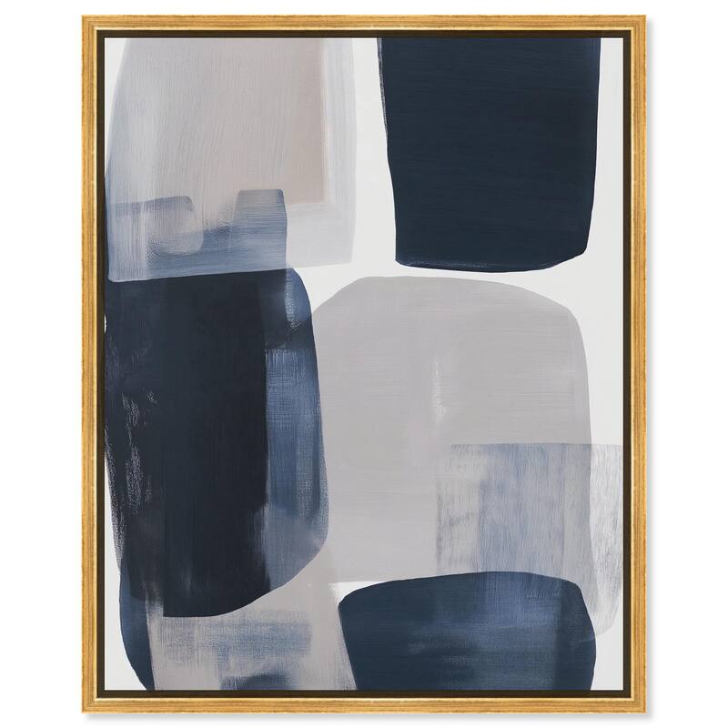 Oceanic Forms II Canvas by Art Remedy - Gold - 36" x 45"