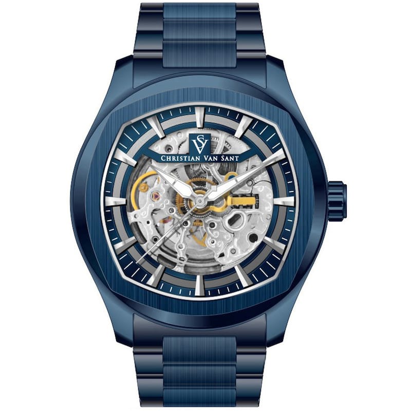 Christian Van Sant Men's Romeo Blue Dial Watch - CV9511 - 6 (36)