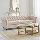 preview thumbnail 1 of 19, Christopher Knight Home - Parksley Tufted Chesterfield 3-seat Sofa Beige