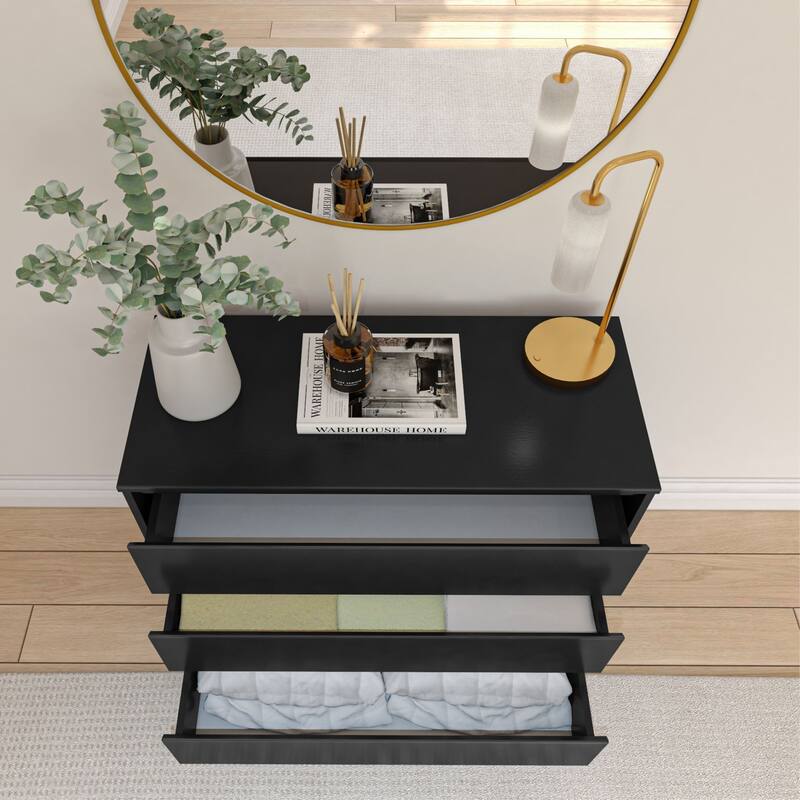Plank and Beam Scandinavian 3-Drawer Dresser