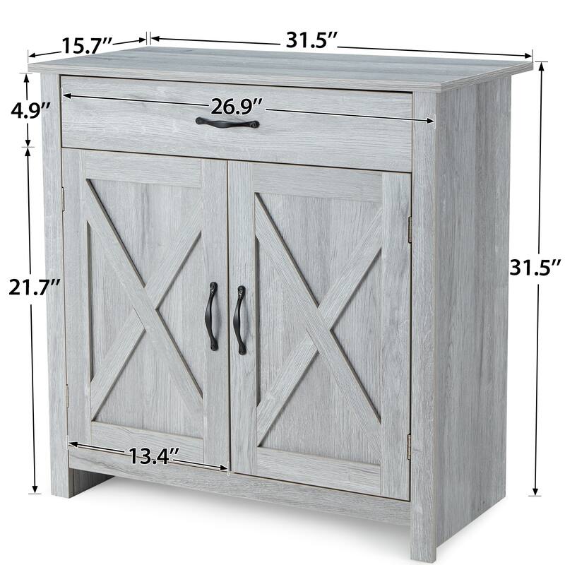 AVAWING Kitchen Sideboard Buffet Cabinet Entryway Cupboard Server