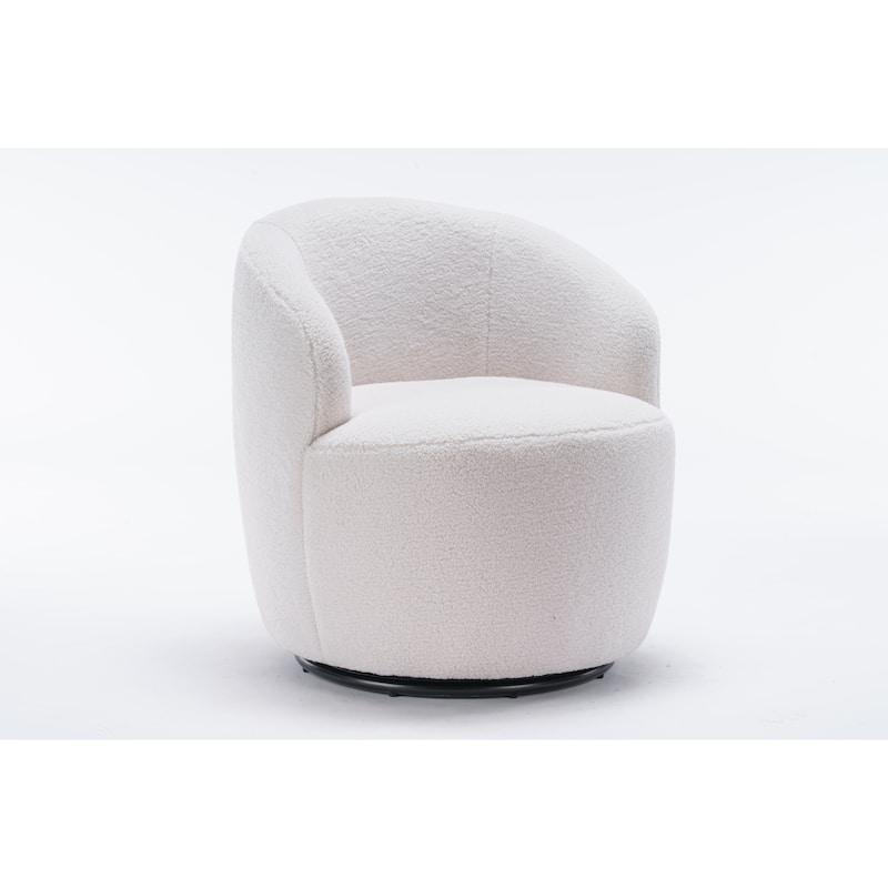 fabric swivel accent armchair barrel chair