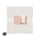 preview thumbnail 3 of 3, Crane Baby White and Black Stitched Stripe Blanket