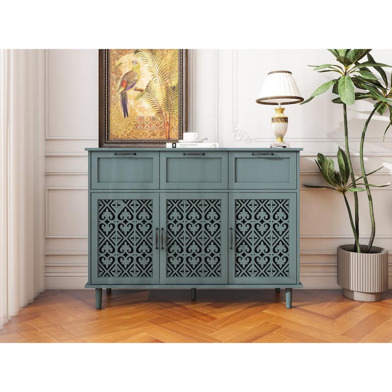 3 Door 3 Drawer Cabinet, American Furniture