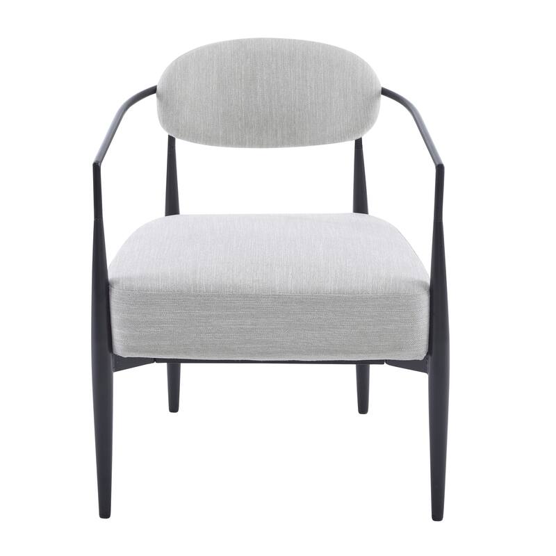 Christopher Knight Home - Amelia Mid-Century Modern Upholstered Accent Armchair with Sturdy Tapered Legs