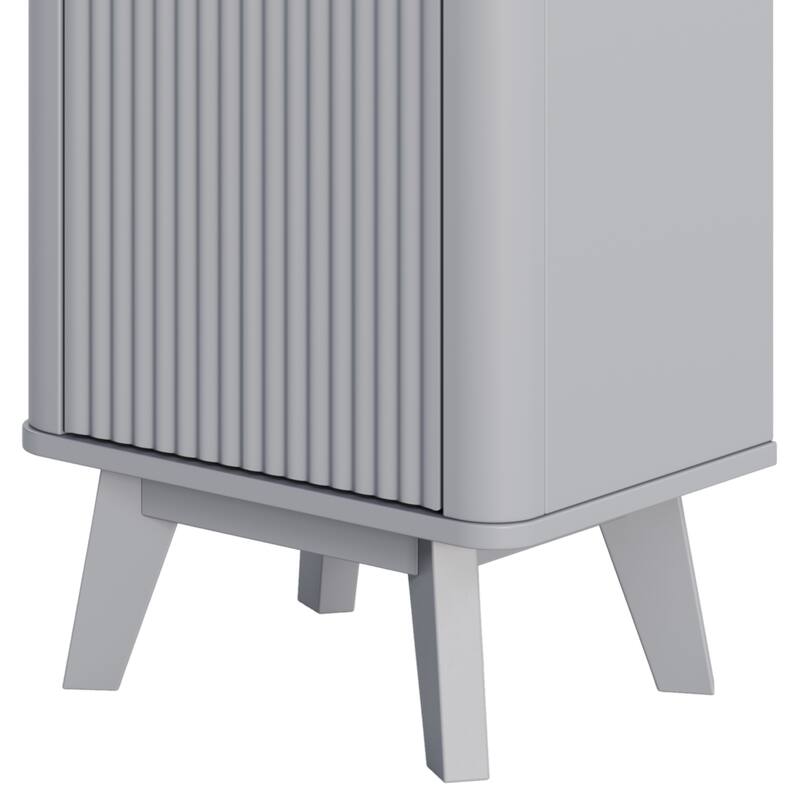 68" H Tall Bathroom Storage Cabinet with Adjustable Shelves and One Drawer & Door, Storage Cabinet for Bathroom, Living Room