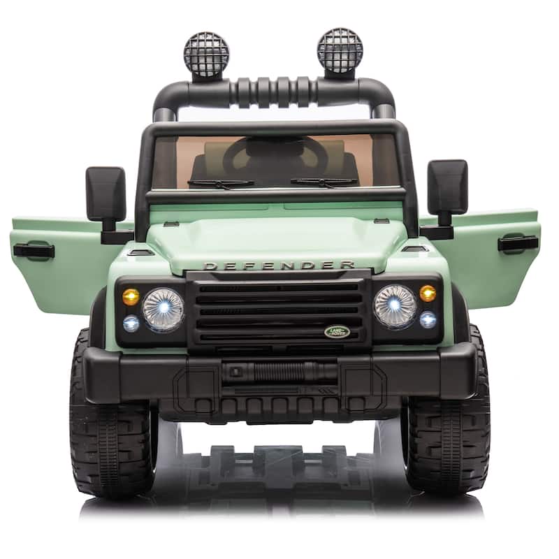 Electric Ride-On Land Rover Defender 90 for Kids Ages 3-7 Realistic 24V Battery Powered Car Ideal Holiday Gift