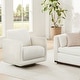 preview thumbnail 8 of 67, Spruce & Spring Rebecca Swivel Accent Chair Armchair with Back Cushion