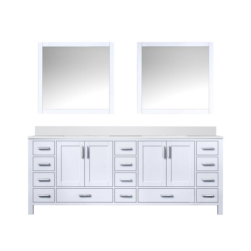 Jacques Bath Vanity, Cultured Marble Top and Mirror