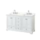 Option White / Giotto Quartz Top / Polished Chrome