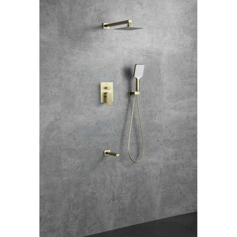 Indigo Home Complete Shower and Tub Faucet with Rough-in Valve