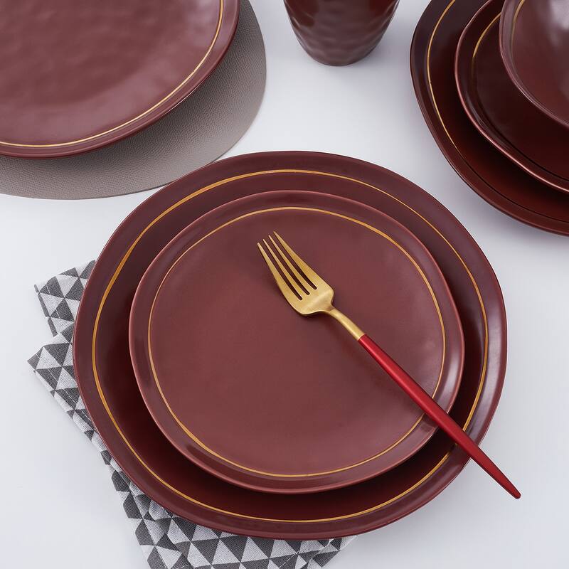 Stone Lain Clara Porcelain Dinnerware Set - 10.83 x 10.83